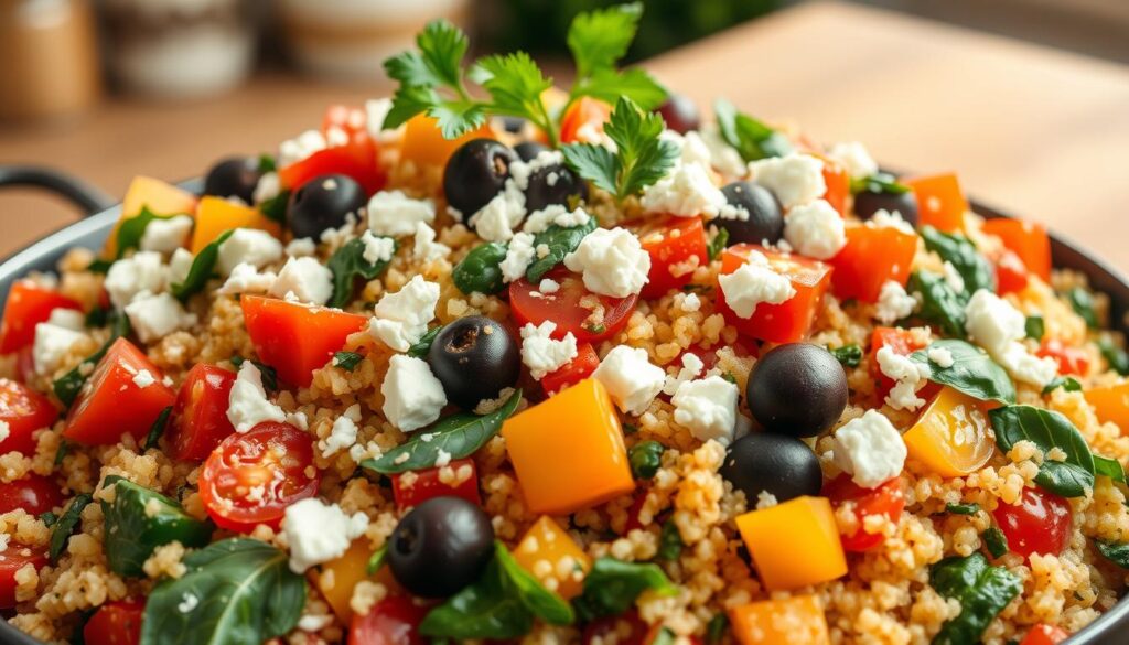 Mediterranean Quinoa Skillet