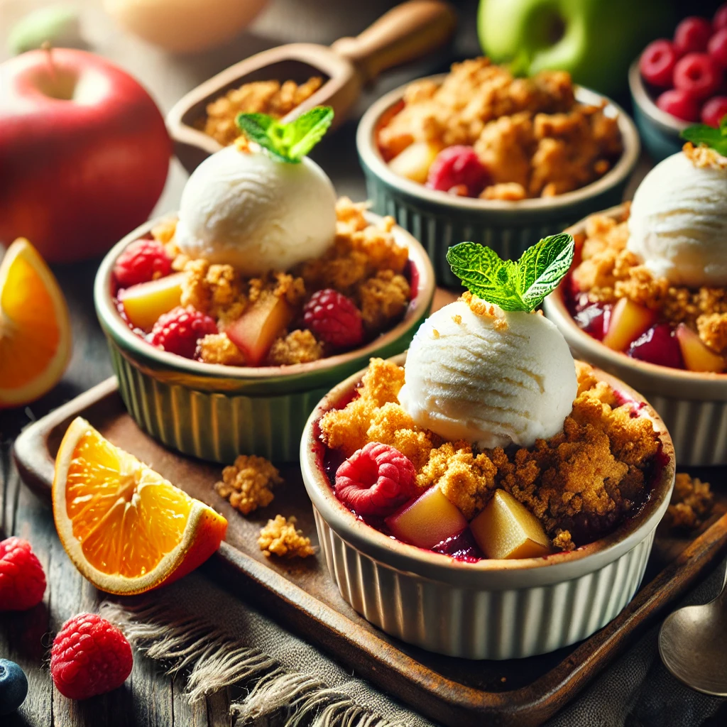 Gluten-Free Fresh Fruit Crumble Dessert