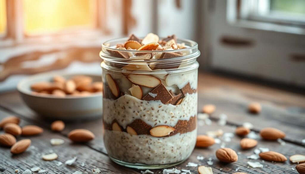 Almond Joy Overnight Oats