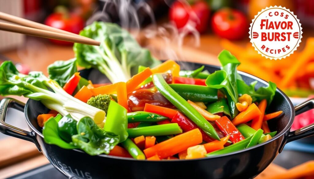 Chinese vegetable stir-fry