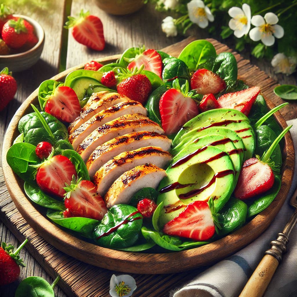 Grilled Chicken Salad with Avocado