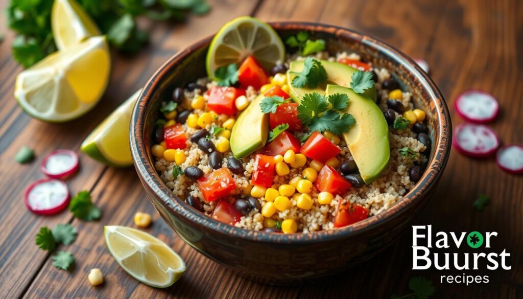 Quinoa and Black Bean Burrito Bowls