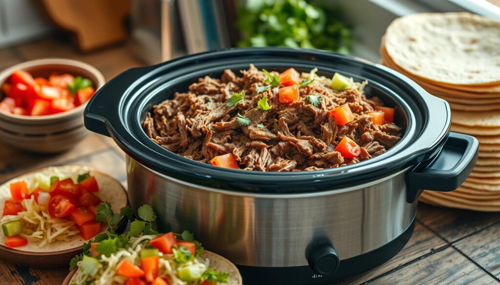 Slow Cooker Beef Tacos Recipe