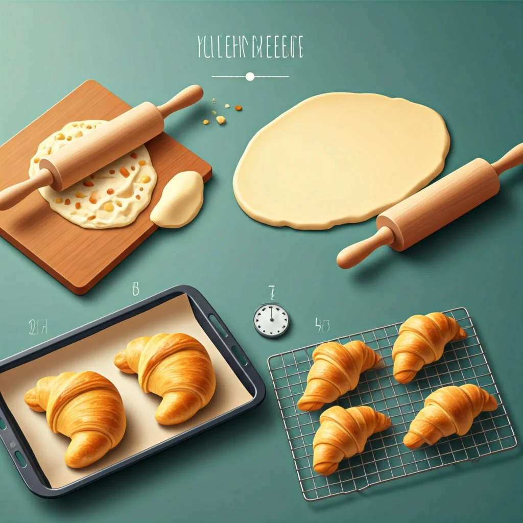 Infographic summarizing tips for perfect crescent roll recipes.