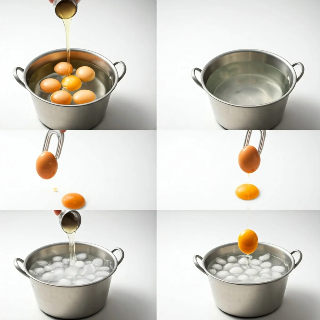 Step-by-step guide to making perfect hard-boiled eggs for egg salad