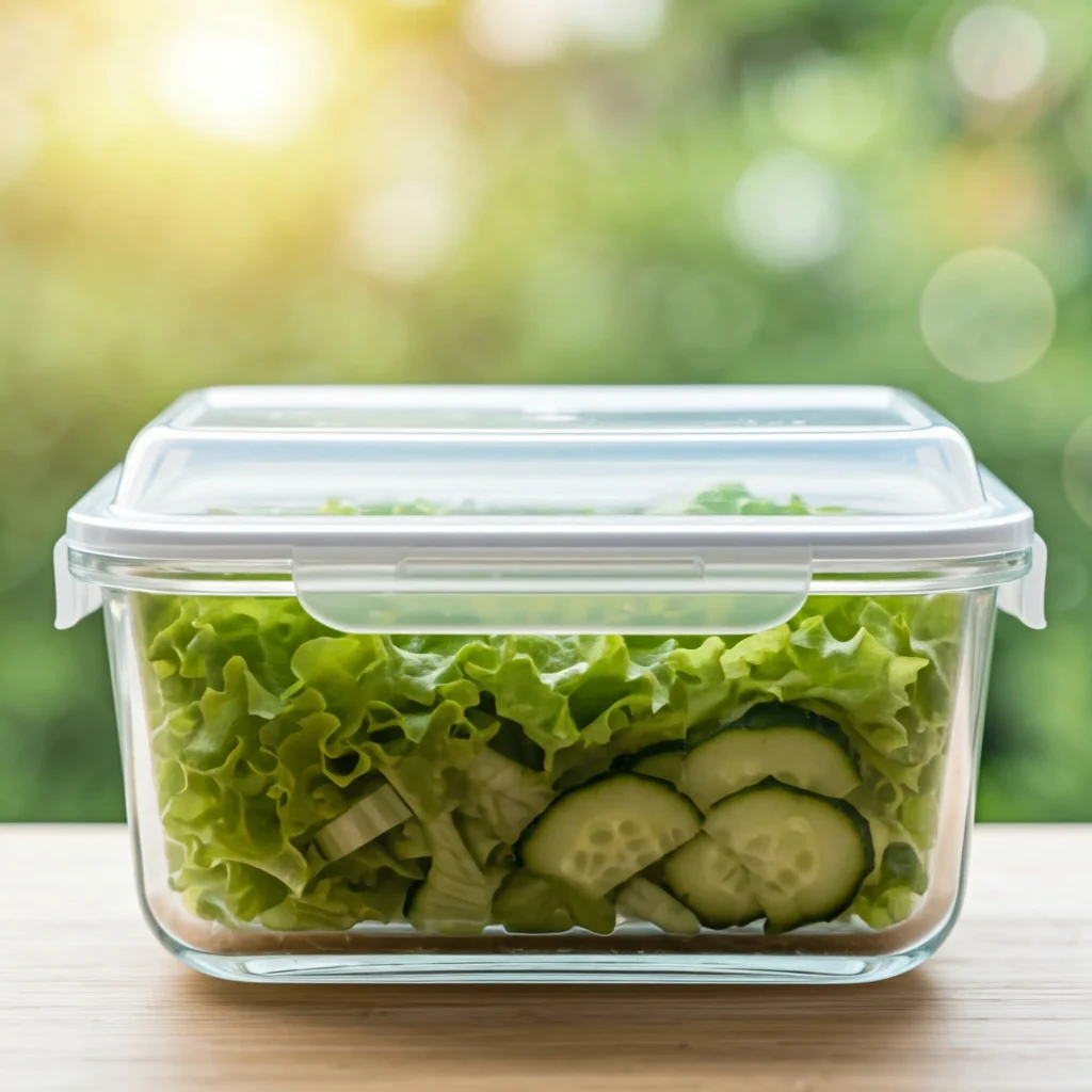 How to store homemade creamy cucumber salad