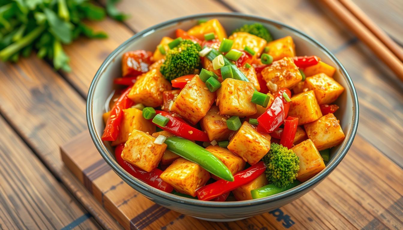 spicy tofu veggie recipe