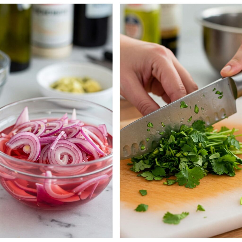 the mule el cortez sandwich copycat recipe Preparing the Vegetables