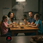 Family enjoying quick homemade dinner from Mandy in the Making recipes collection after just 30 minutes of preparation